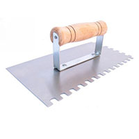 Desempenadeira de aço dente 12 x 24