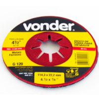 Discos de fibra para desbaste