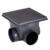 Caixa plast. Inspeção p/ aterramento