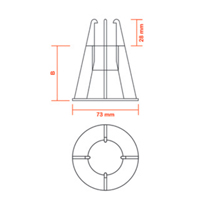 Espaçadores Plásticos - Modelo AC