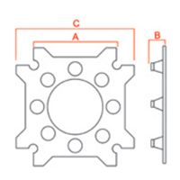 Espaçadores Plásticos - Modelo EB
