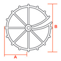 Espaçadores Plásticos - Modelo EPR 2