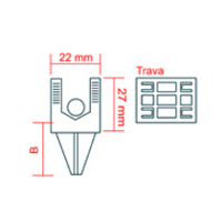 Espaçadores Plásticos - Modelo ET