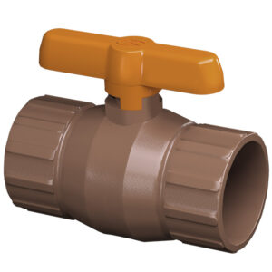 Registro de esfera soldável compacto