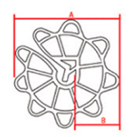 Espaçadores plásticos - Modelo S